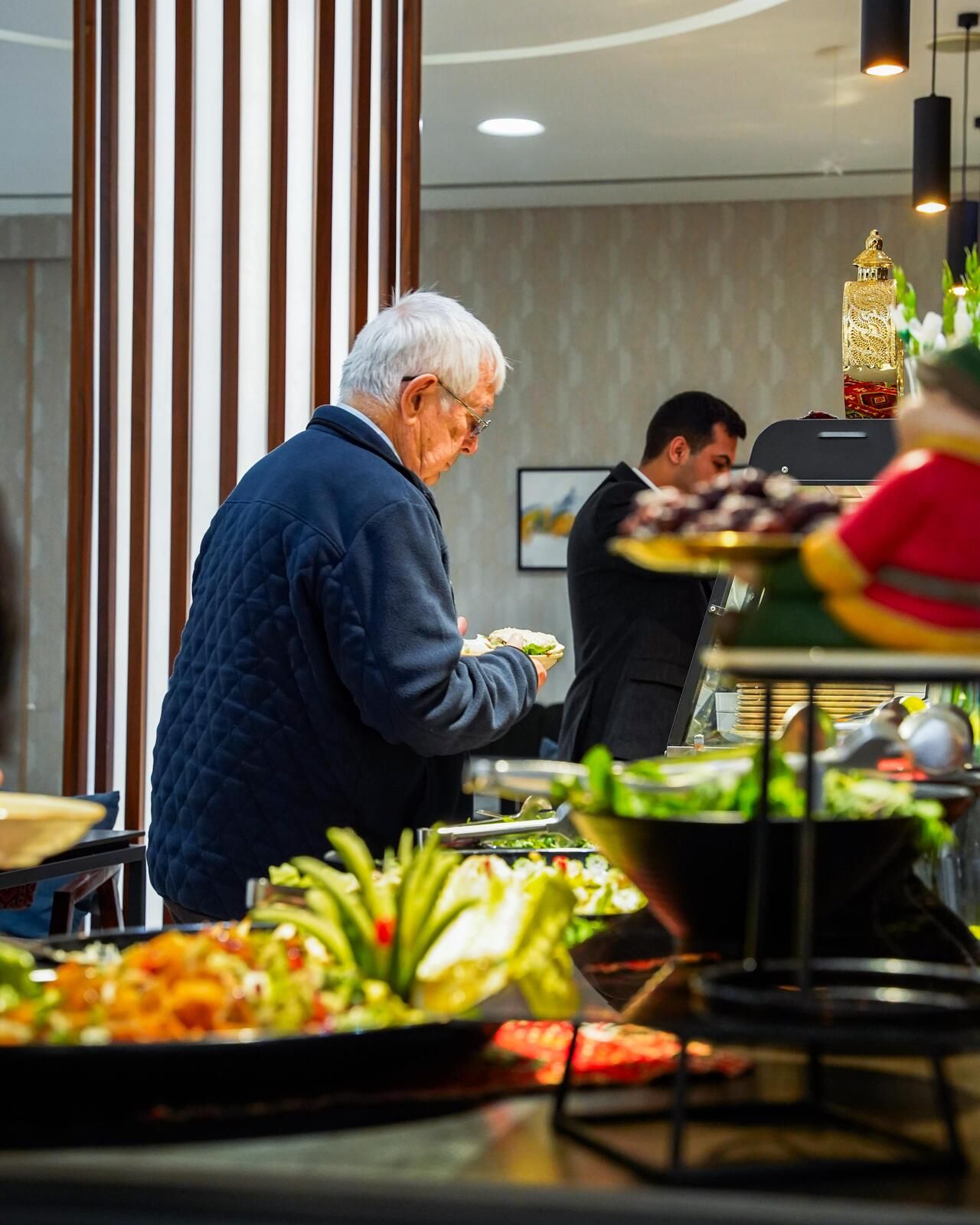 Premium food presentation with elegant styling